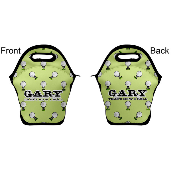 Golf Lunch Bag - Front and Back