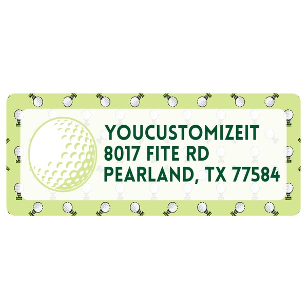 Custom Golf Return Address Labels (Personalized)