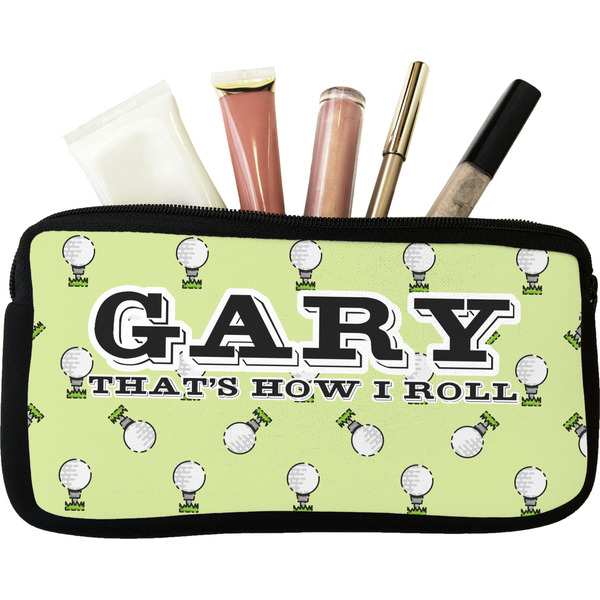 Custom Golf Makeup / Cosmetic Bag - Small (Personalized)