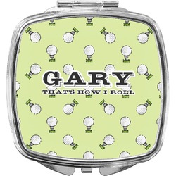 Golf Compact Makeup Mirror (Personalized)