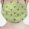 Golf Mask - Pleated (new) Front View on Girl