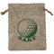 Golf Burlap Gift Bag (Personalized)