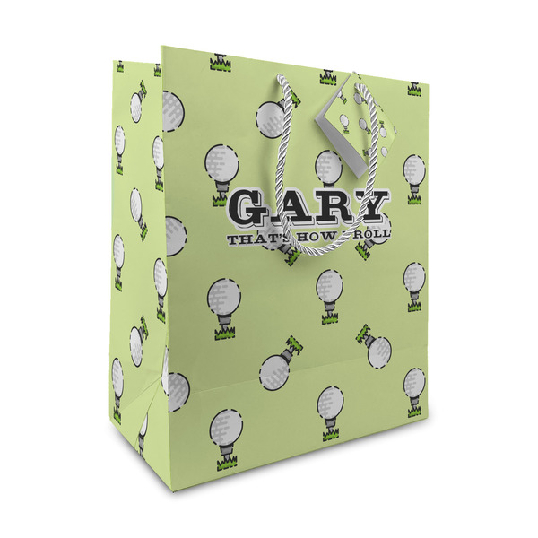 Custom Golf Medium Gift Bag (Personalized)