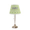 Golf Poly Film Empire Lampshade - On Stand