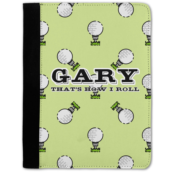 Custom Golf Notebook Padfolio w/ Name or Text