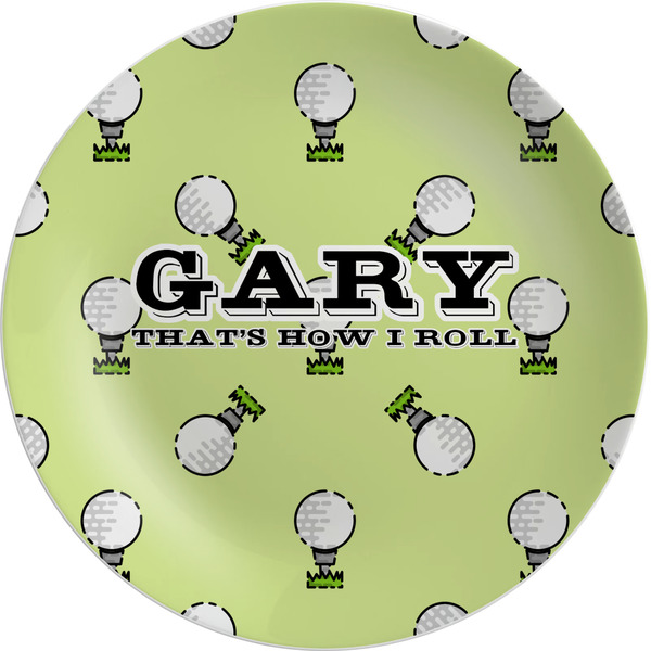 Custom Golf Melamine Plate (Personalized)