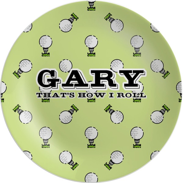 Custom Golf Melamine Plate (Personalized)