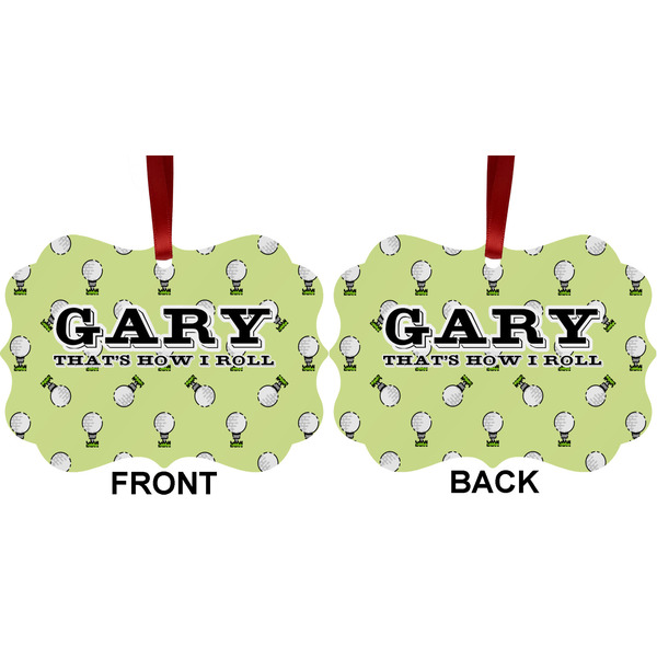 Golf Metal Benilux Ornament - Front and Back (APPROVAL)