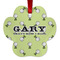 Golf Metal Paw Ornament - Front