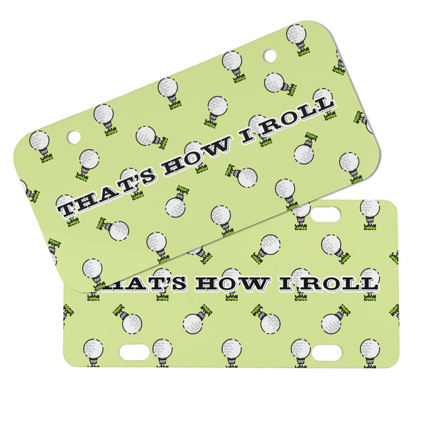 Golf Mini License Plates - MAIN (4 and 2 Holes)