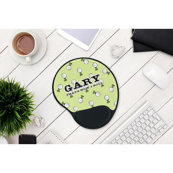 Golf Mouse Pad with Wrist Rest - LIFESYTLE 1