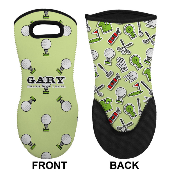 Golf Neoprene Oven Mitt (Front & Back)