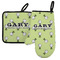 Golf Left Oven Mitt & Pot Holder Set w/ Name or Text