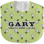 Golf Velour Baby Bib w/ Name or Text