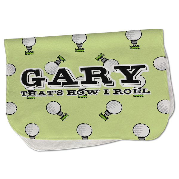 Custom Golf Burp Cloth - Fleece w/ Name or Text