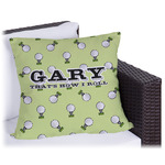 Golf Outdoor Pillow - 18" (Personalized)