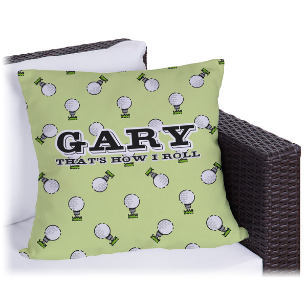 Custom Golf Outdoor Pillow (Personalized)