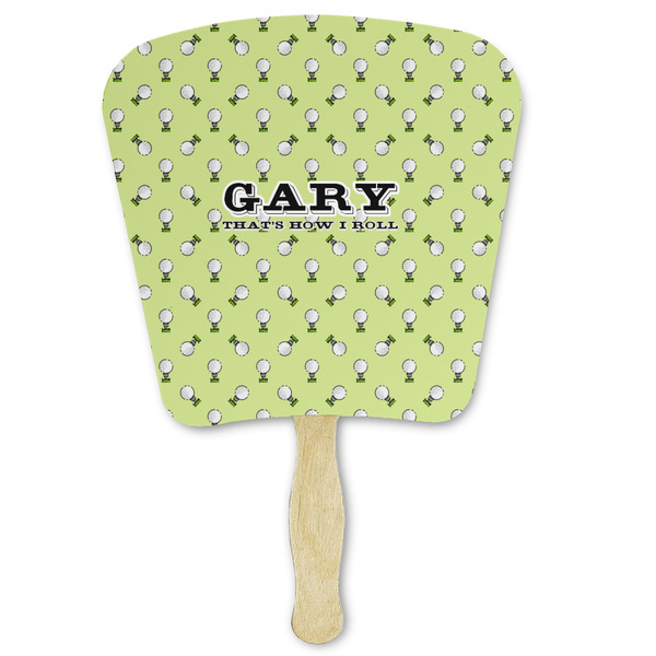 Custom Golf Paper Fan (Personalized)