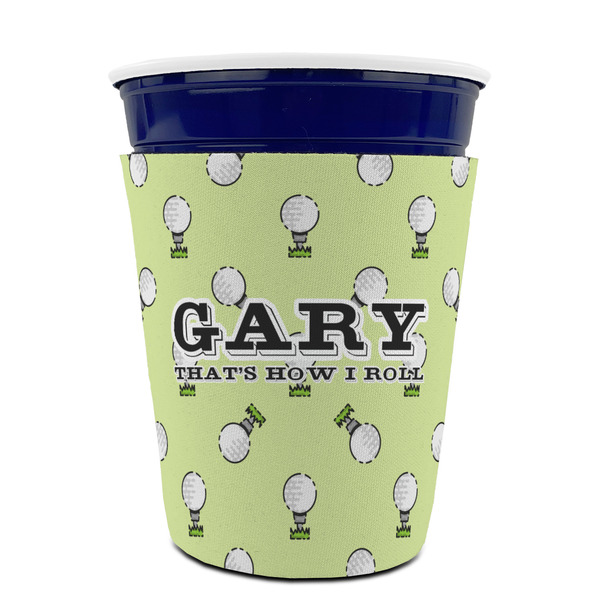 Golf Party Cup Sleeves - without bottom - FRONT (on cup)