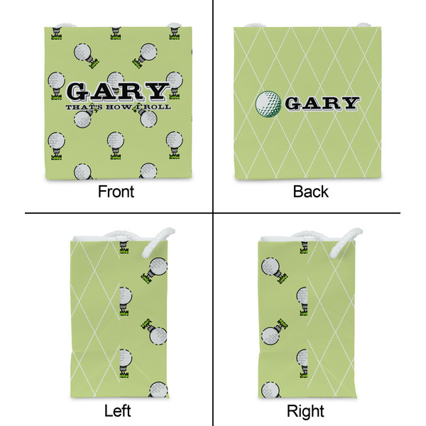 Golf Party Favor Gift Bag - Gloss - Approval