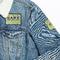 Golf Patches Lifestyle Jean Jacket Detail