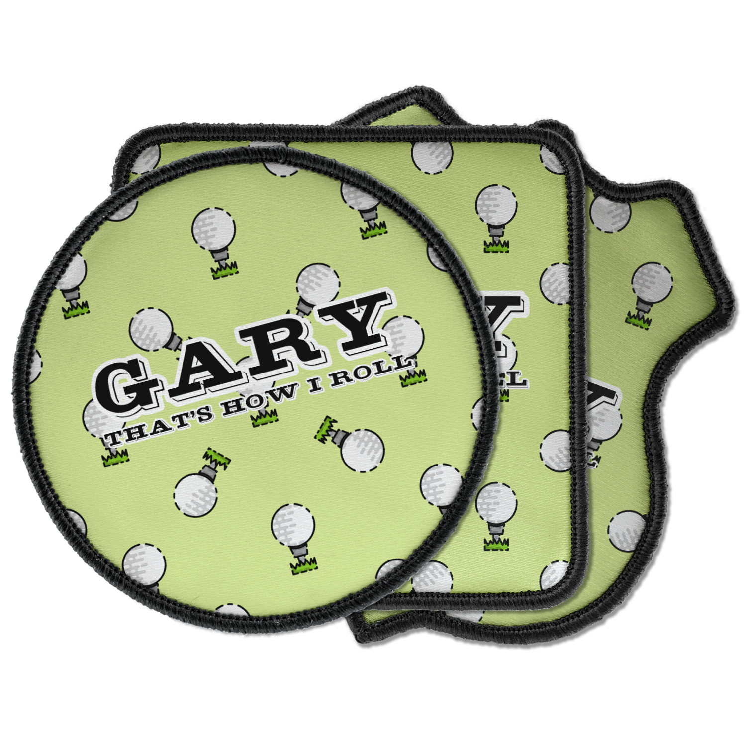 Custom Golf Iron on Patches (Personalized) YouCustomizeIt