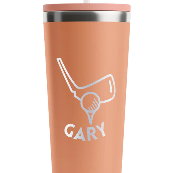 Golf Peach RTIC Everyday Tumbler - 28 oz. - Close Up