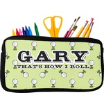 Golf Neoprene Pencil Case - Small w/ Name or Text