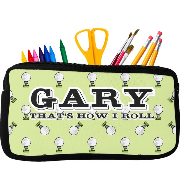 Custom Golf Neoprene Pencil Case (Personalized)