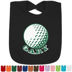 Golf Cotton Baby Bib (Personalized)