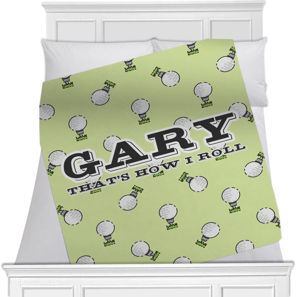 Custom Golf Minky Blanket (Personalized)