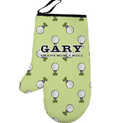 Golf Left Oven Mitt (Personalized)
