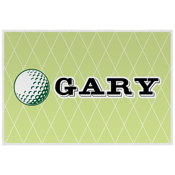 Golf Personalized Placemat (Back)