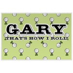 Golf Laminated Placemat w/ Name or Text