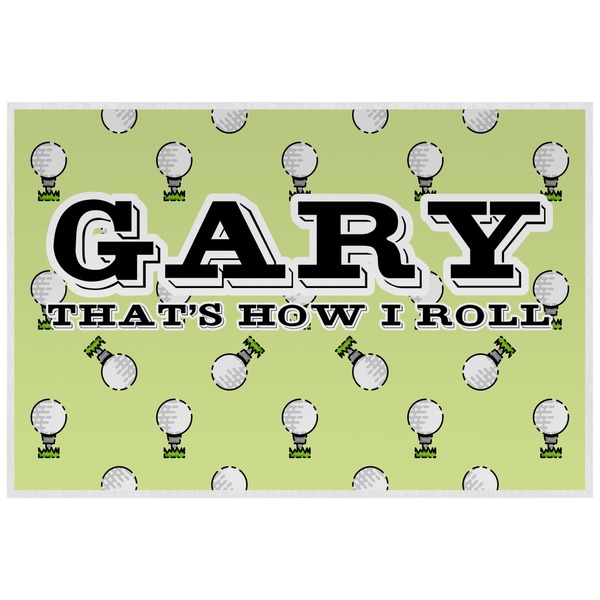 Custom Golf Laminated Placemat w/ Name or Text