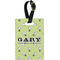 Golf Plastic Luggage Tag - Rectangular w/ Name or Text