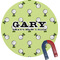 Golf Round Fridge Magnet (Personalized)