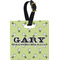 Golf Personalized Square Luggage Tag