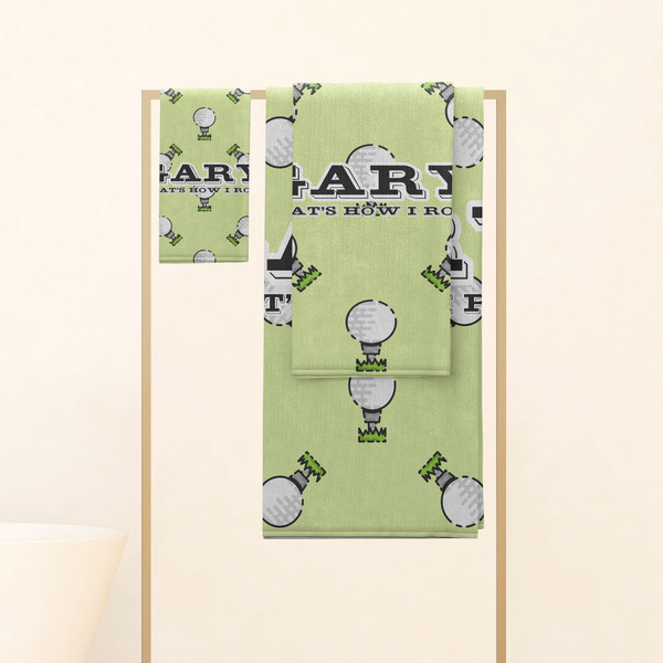 Golf Personalized Towel Set