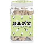 Golf Dog Treat Jar (Personalized)
