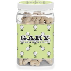Golf Dog Treat Jar (Personalized)