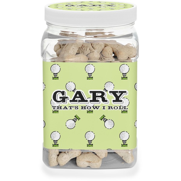 Custom Golf Dog Treat Jar (Personalized)