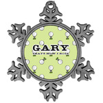 Golf Vintage Snowflake Ornament (Personalized)
