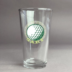 Golf Pint Glass - Full Color Logo (Personalized)