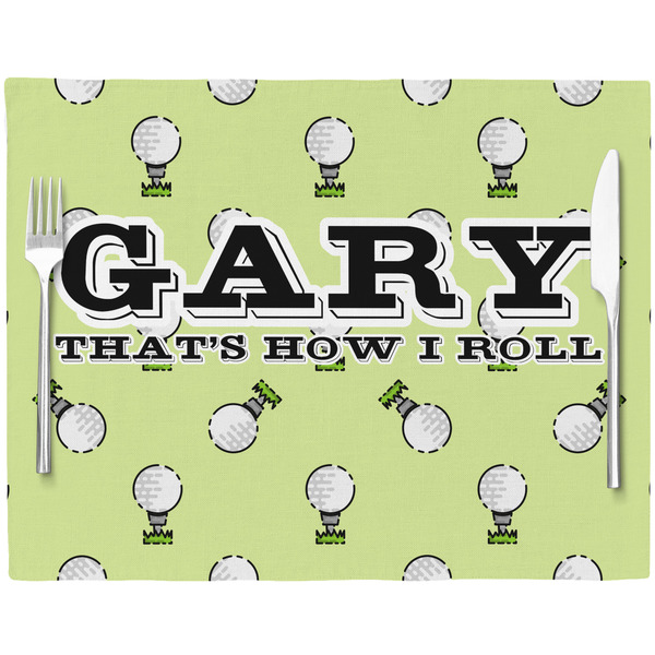 Golf Placemat with Props