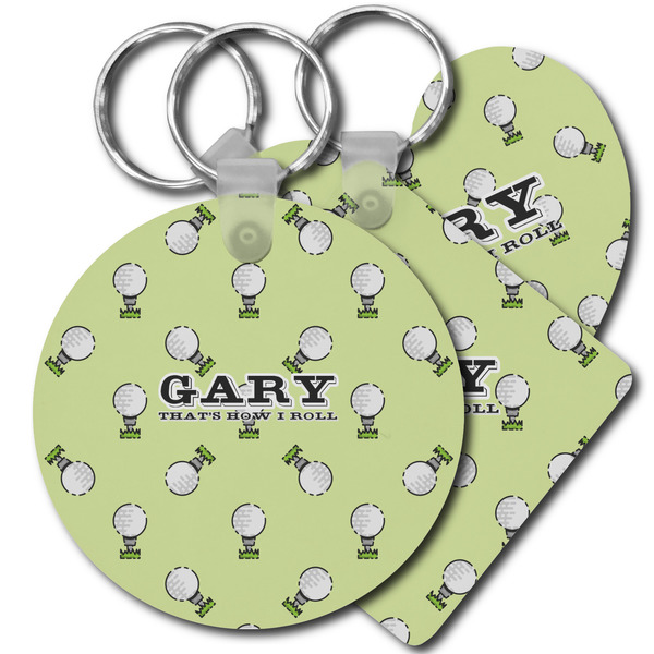 Custom Golf Plastic Keychain (Personalized)