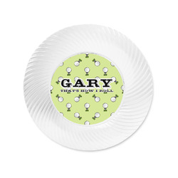 Golf Plastic Party Appetizer & Dessert Plates - 6" (Personalized)