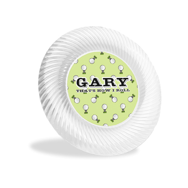 Custom Golf Plastic Party Appetizer & Dessert Plates - 6" (Personalized)