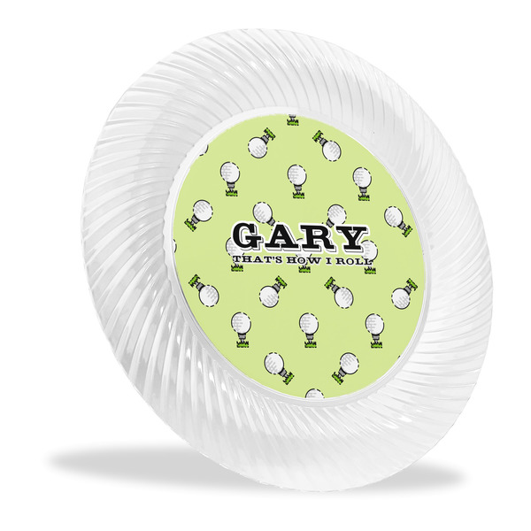 Custom Golf Plastic Party Dinner Plates - 10" (Personalized)