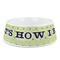 Golf Plastic Dog Bowl - Medium (Personalized)